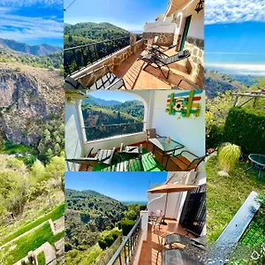 Apartment Axarquia , Frigiliana, Terraza Privada Con Vistas A La Montana Rio Y Al Mar, Frigiliana